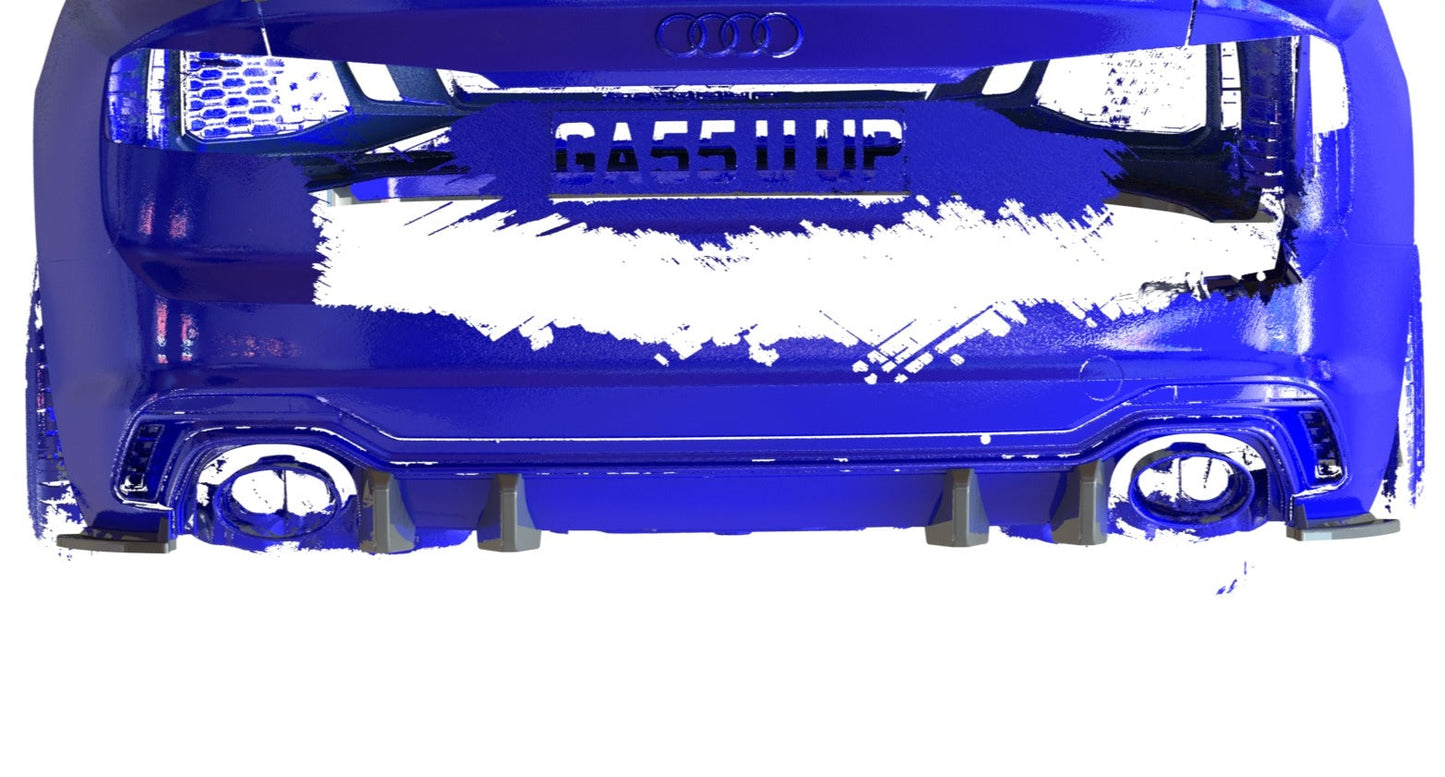 Audi RS5 B9 Sportback - Set of 4 Diffuser Fins - TMC Motorsport