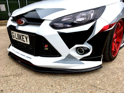 Ford Focus MK3 Zetec S Front Splitter - Triple R Composites - TMC Motorsport