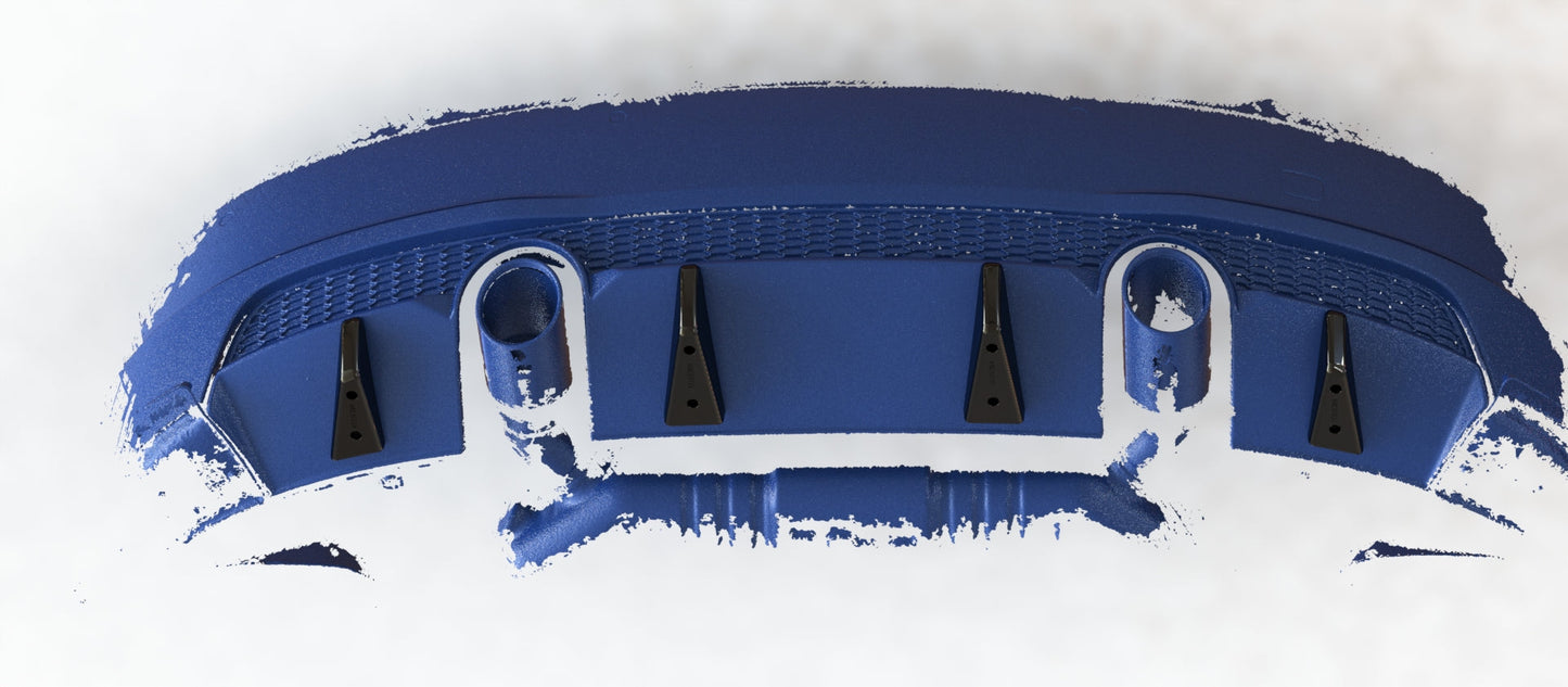 Audi TTS MK3 Pre Facelift - Set of 4 Diffuser Fins - TMC Motorsport