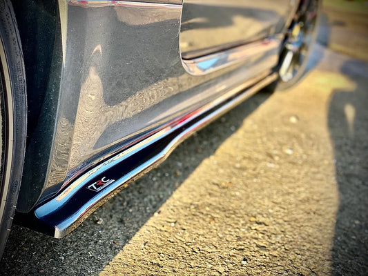 Abarth 500 / 595 / 695 Side Skirt Splitters - Triple R Composites - TMC Motorsport