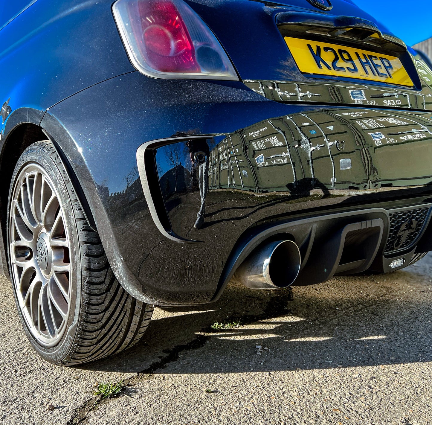Fiat Abarth 500 Series 3 - Rear Vent Extensions - TMC Motorsport