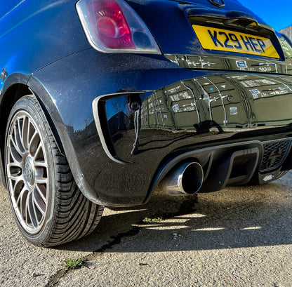 Fiat Abarth 500 Series 3 - Rear Vent Extensions - TMC Motorsport
