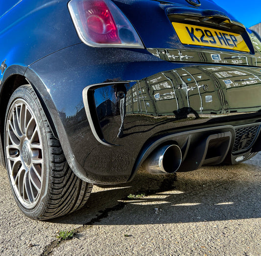 Fiat Abarth 500 Series 3 - Rear Vent Extensions - TMC Motorsport