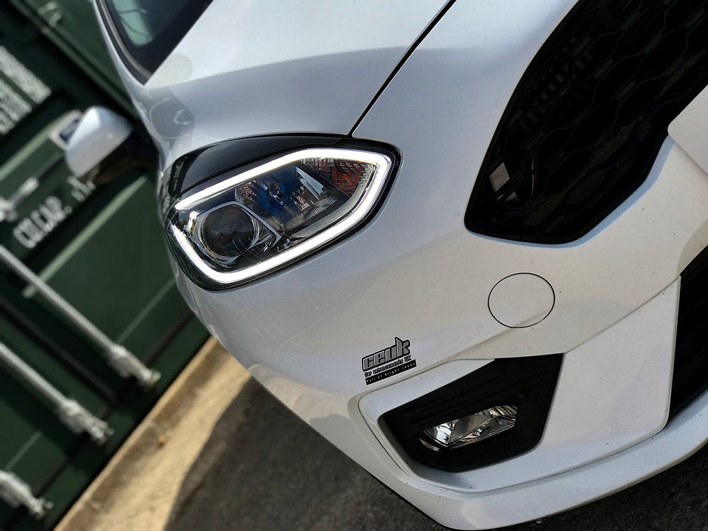 Ford Fiesta MK8 ST-Line / ST V2 Headlight Brows - Triple R Composites - TMC Motorsport
