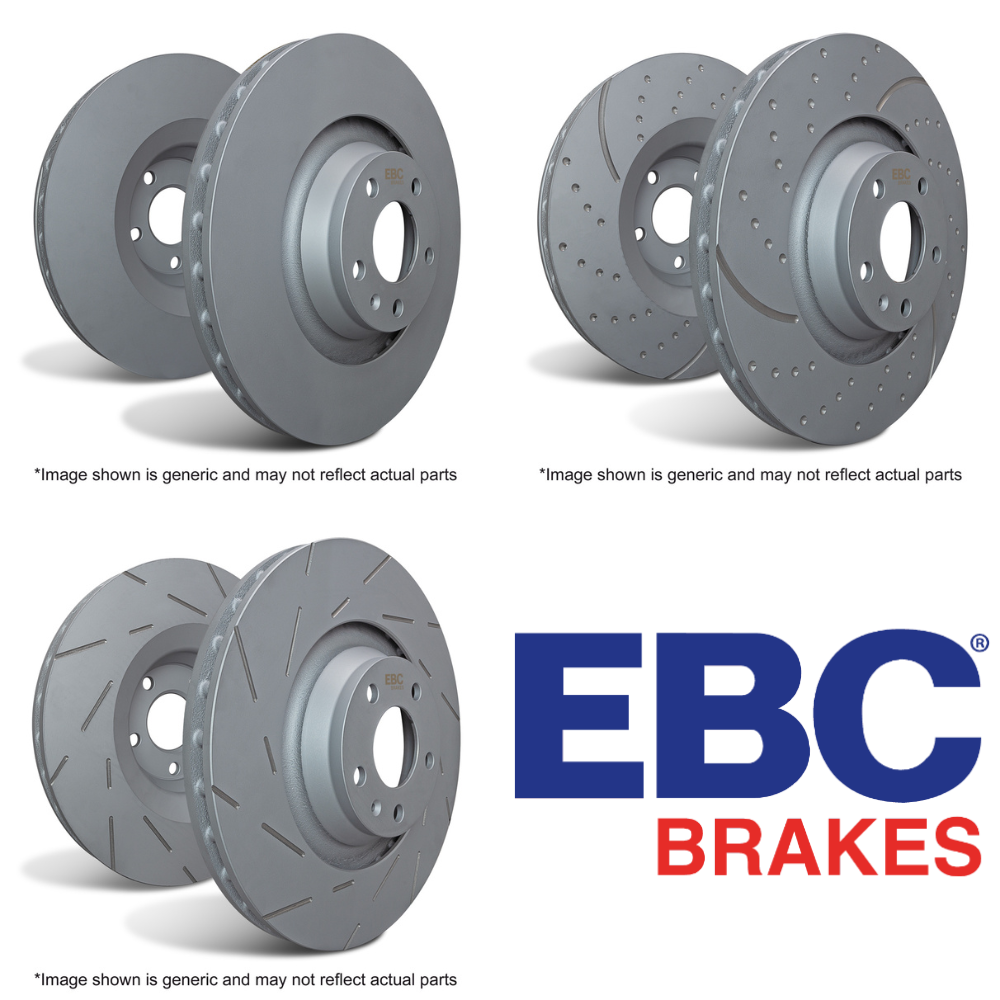 Abarth 500 / 595 / 695 EBC Front Brake Discs for Bosch Calliper - Abarth Tuning
