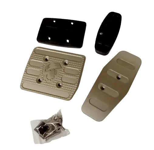 Genuine Abarth Alloy Pedals - 500 Abarth Auto (Right Hand Drive) - TMC Motorsport