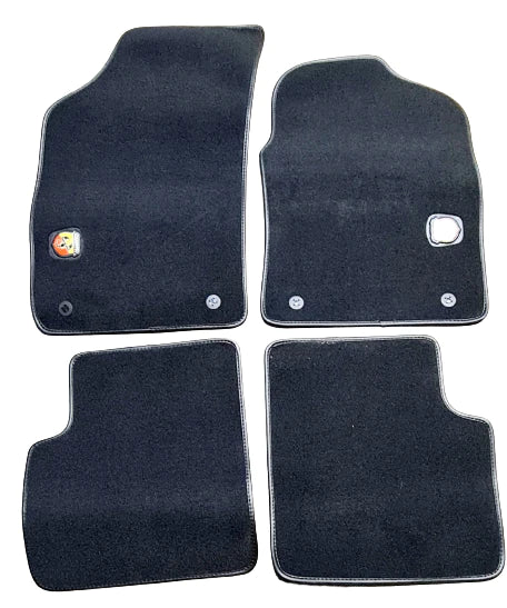 Genuine Abarth Carpet Mat Set - 500 Abarth - Manual Transmission Right Hand Drive Vehicles