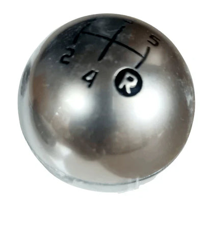 Genuine Abarth Gear Knob, 5 Speed, Silver, Carbon Fibre and Aluminium - 500 Abarth Turismo - Unboxed - TMC Motorsport