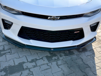 Maxton Design Front Splitter V.2 Chevrolet Camaro 6TH-GEN. Phase-i 2SS Coupe (2016-18) - Carbon Look