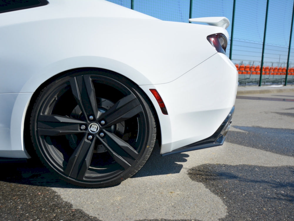 Maxton Design Rear Side Splitters Chevrolet Camaro 6TH-GEN. Phase-i 2SS Coupe (2016-18)