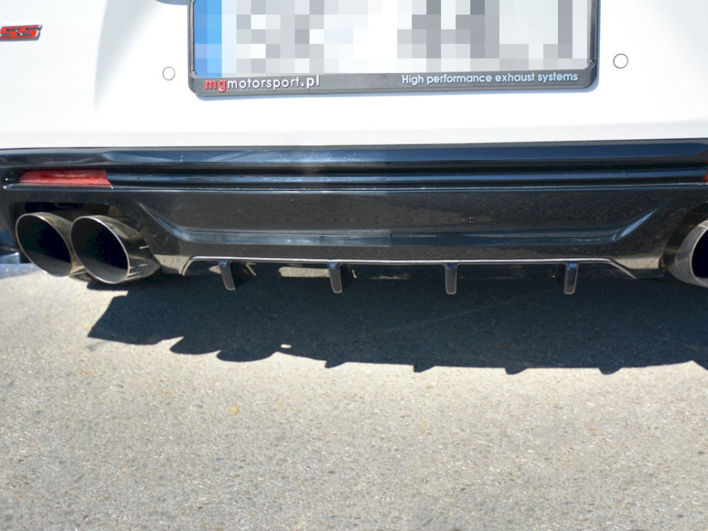 Maxton Design Rear Diffuser Chevrolet Camaro 6TH-GEN. Phase-i 2SS Coupe - Carbon Look