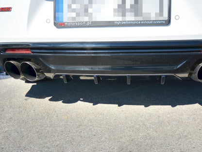 Maxton Design Rear Diffuser Chevrolet Camaro 6TH-GEN. Phase-i 2SS Coupe - Carbon Look