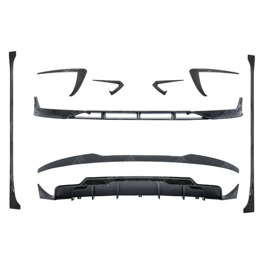 Fast Aero Body Kit In Carbon Look For Tesla Model 3 2018 - 2023
