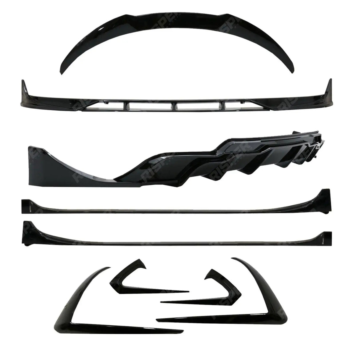Fast Aero Body Kit In Gloss Black For Tesla Model 3 2018 - 2023