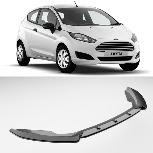 Ford Fiesta MK7 Facelift 12-17 Risper Front Splitter - Gloss Black - TMC Motorsport