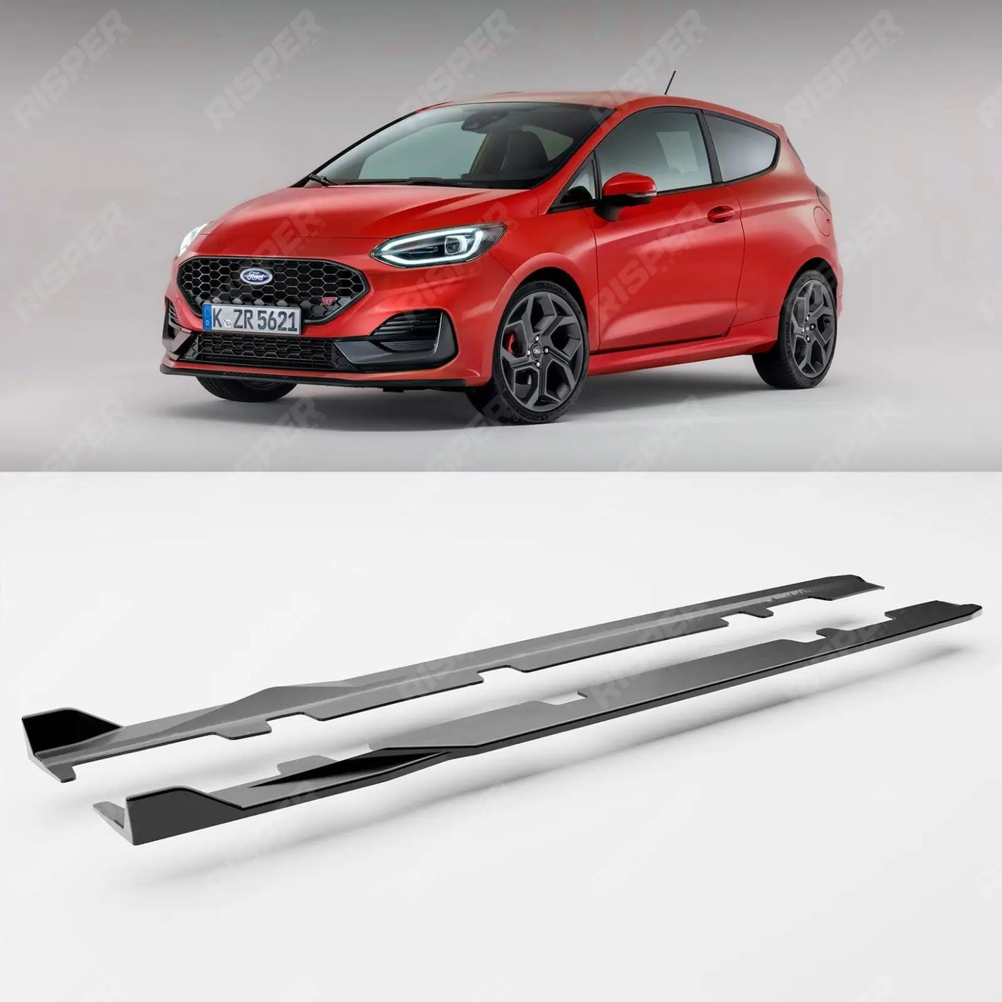 Ford Fiesta ST MK8 2018+ Side Skirts / Ford Fiesta ST-Line MK8 2017 Side Skirts (2PCS)