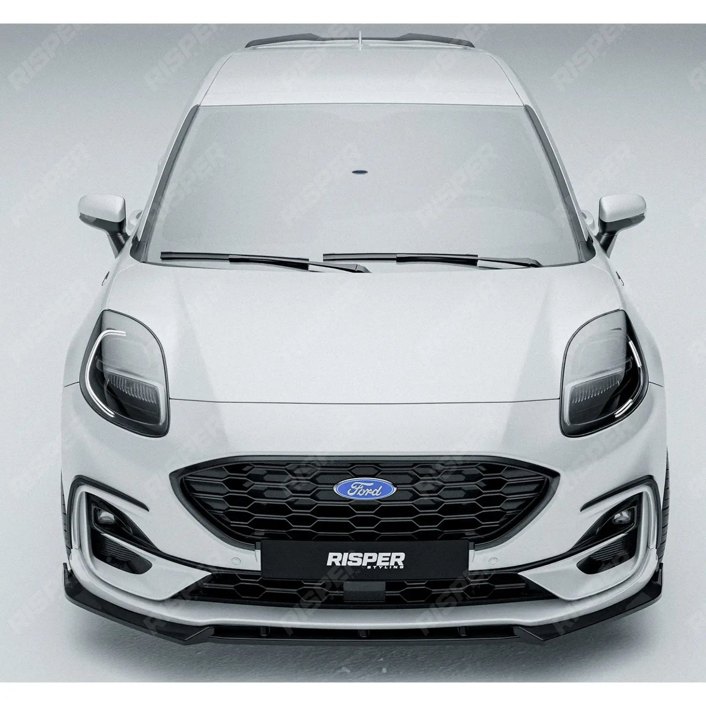 Ford Puma ST Line & ST Line X 2019+ Front Splitter In Gloss Black
