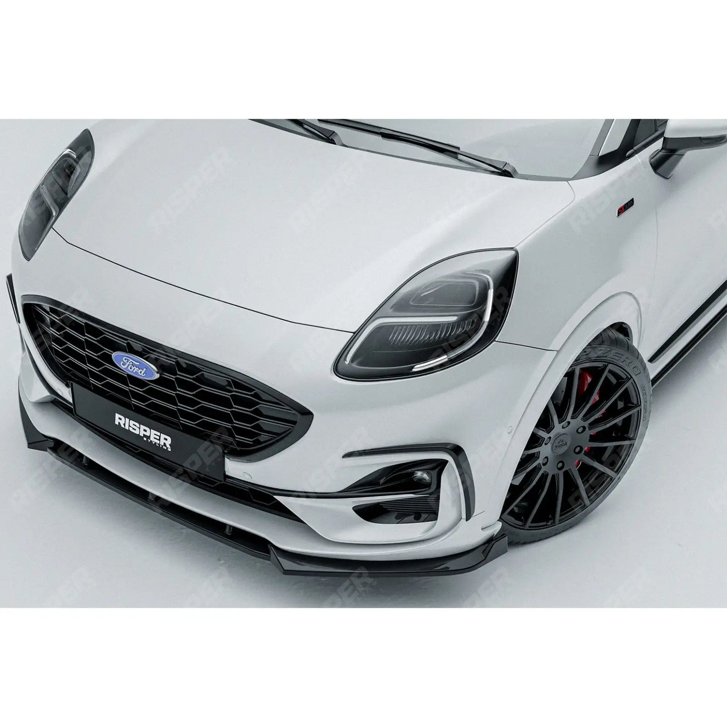 Ford Puma ST Line & ST Line X 2019+ Front Splitter In Gloss Black