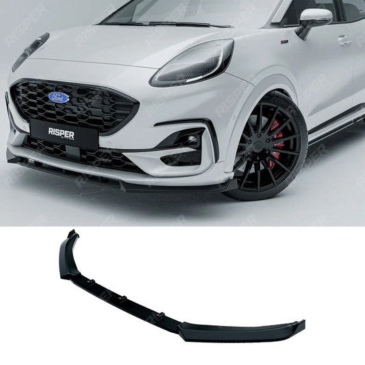 Ford Puma ST Line & ST Line X 2019+ Front Splitter In Gloss Black