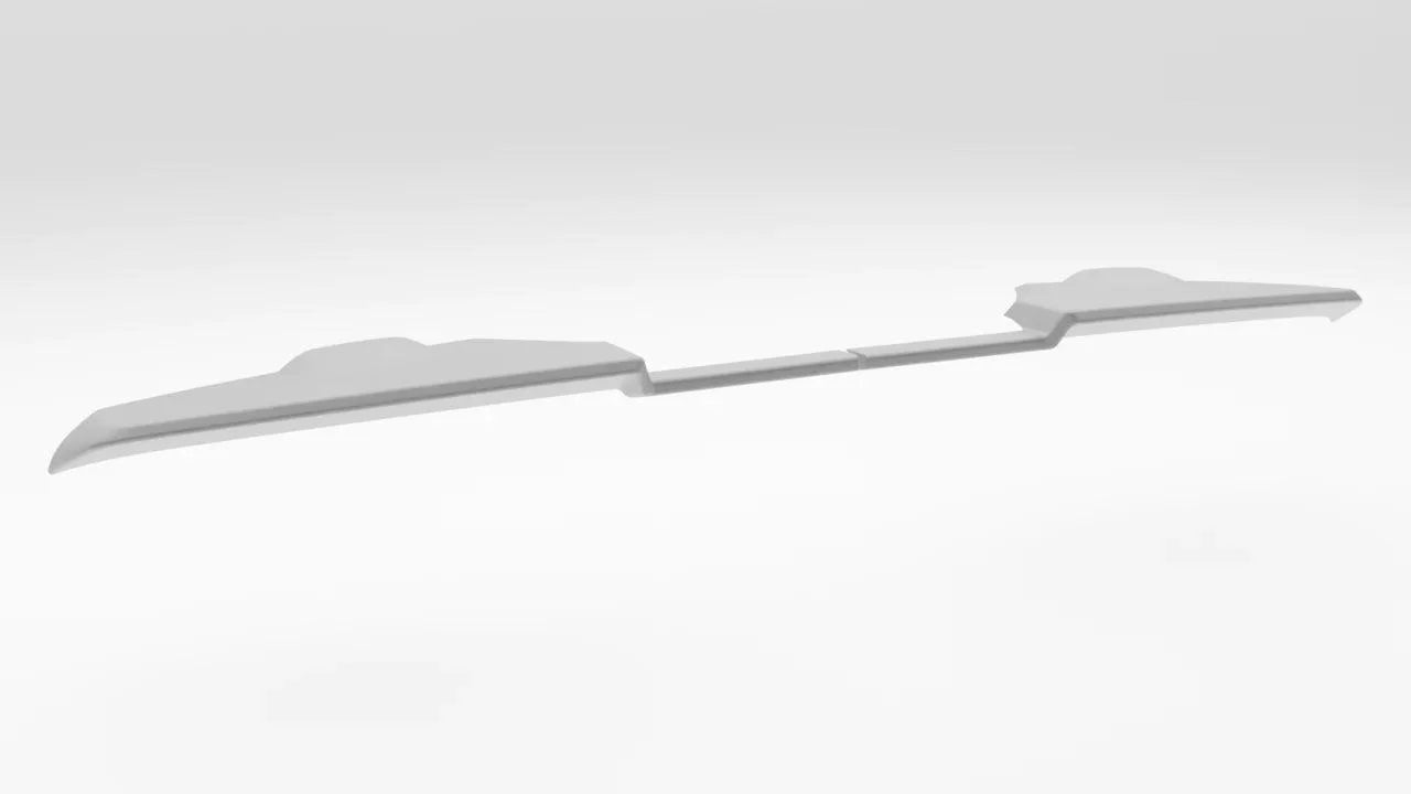 Ford Transit Custom 2023+ Barn Door V2 Spoiler In Primer - TMC Motorsport