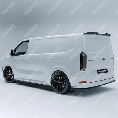 Ford Transit Custom MK2 2024 on TAILGATE LWB Full Low Line Aero Kit In Gloss Black