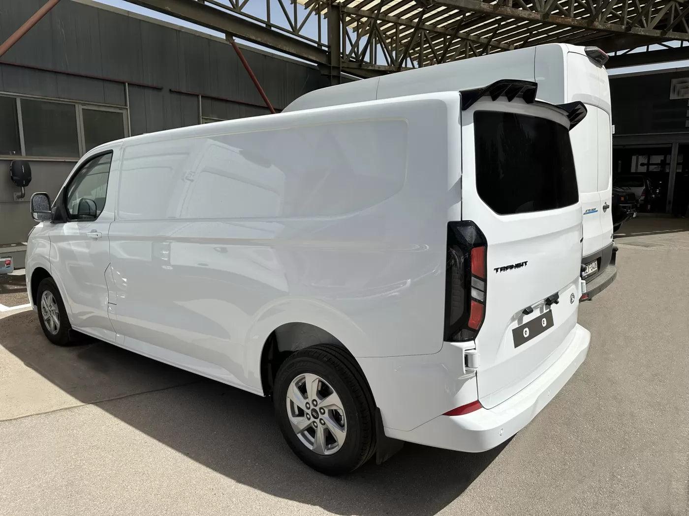 Ford Transit Custom 2023+ Trend & Limited Tailgate Rear Roof Spoiler -Unpainted - TMC Motorsport
