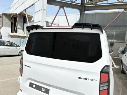 Ford Transit Custom 2023+ Trend & Limited Tailgate Rear Roof Spoiler -Unpainted - TMC Motorsport