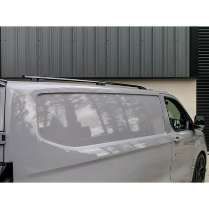 Ford Transit Custom 2024+ LWB Sport Style Roof Rails In Black - TMC Motorsport