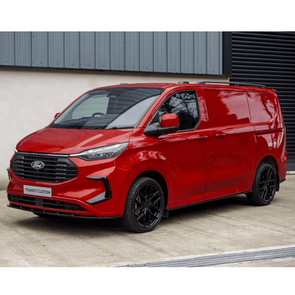 Ford Transit Custom 2024+ LWB Sport Style Roof Rails In Black - TMC Motorsport