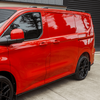 Ford Transit Custom 2024+ LWB Sport Style Roof Rails In Black - TMC Motorsport
