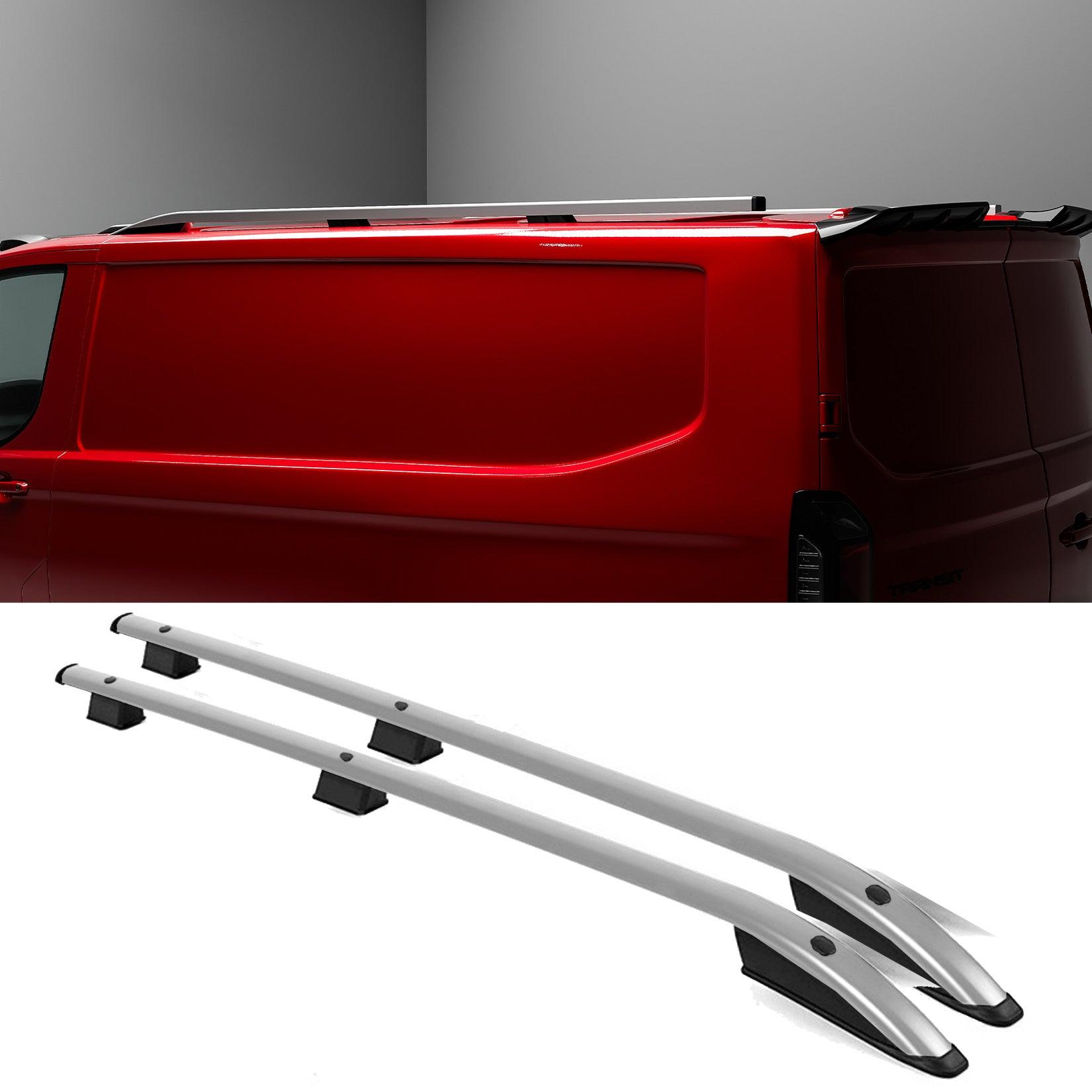 Ford Transit Custom 2024+ LWB Sport Style Roof Rails In Silver - TMC Motorsport