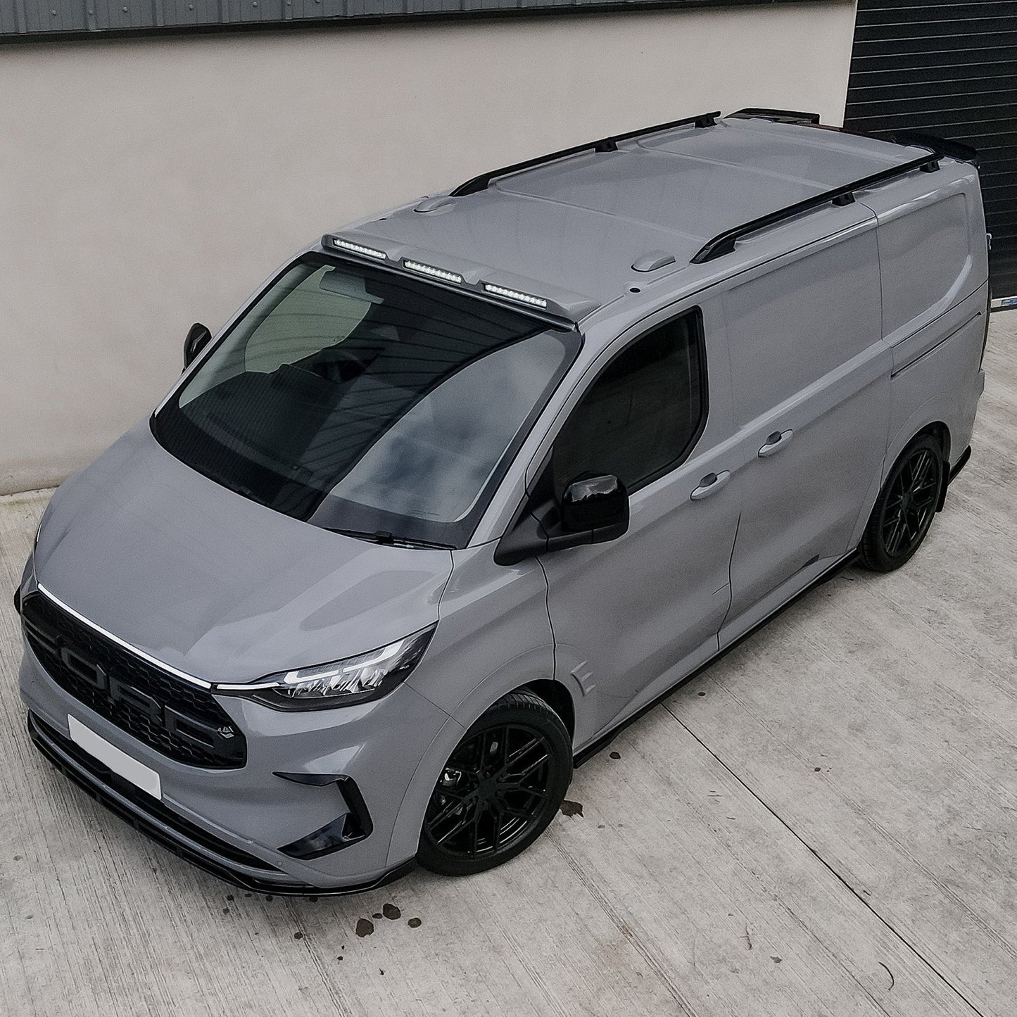 Ford Transit Custom 2024+ SWB Sport Style Roof Rails In Black - TMC Motorsport