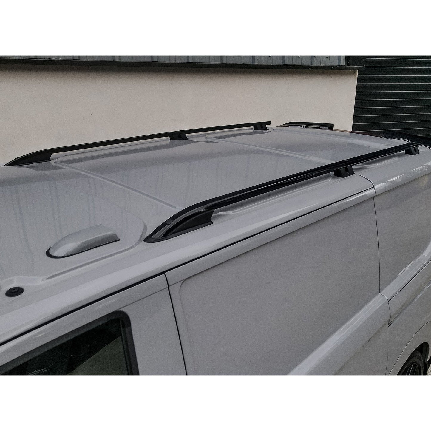 Ford Transit Custom 2024+ SWB Sport Style Roof Rails In Black - TMC Motorsport