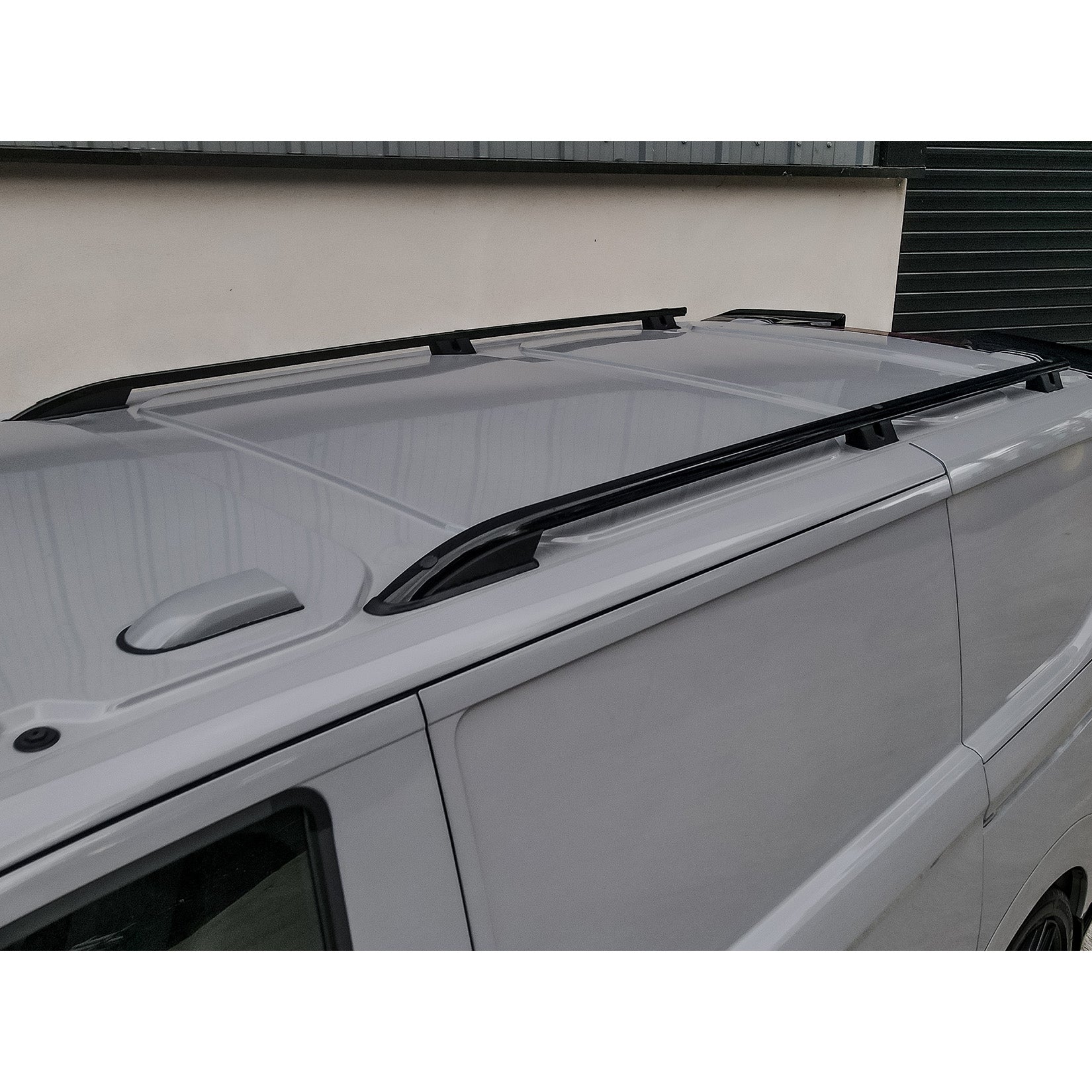 Ford Transit Custom 2024+ SWB Sport Style Roof Rails In Black - TMC Motorsport