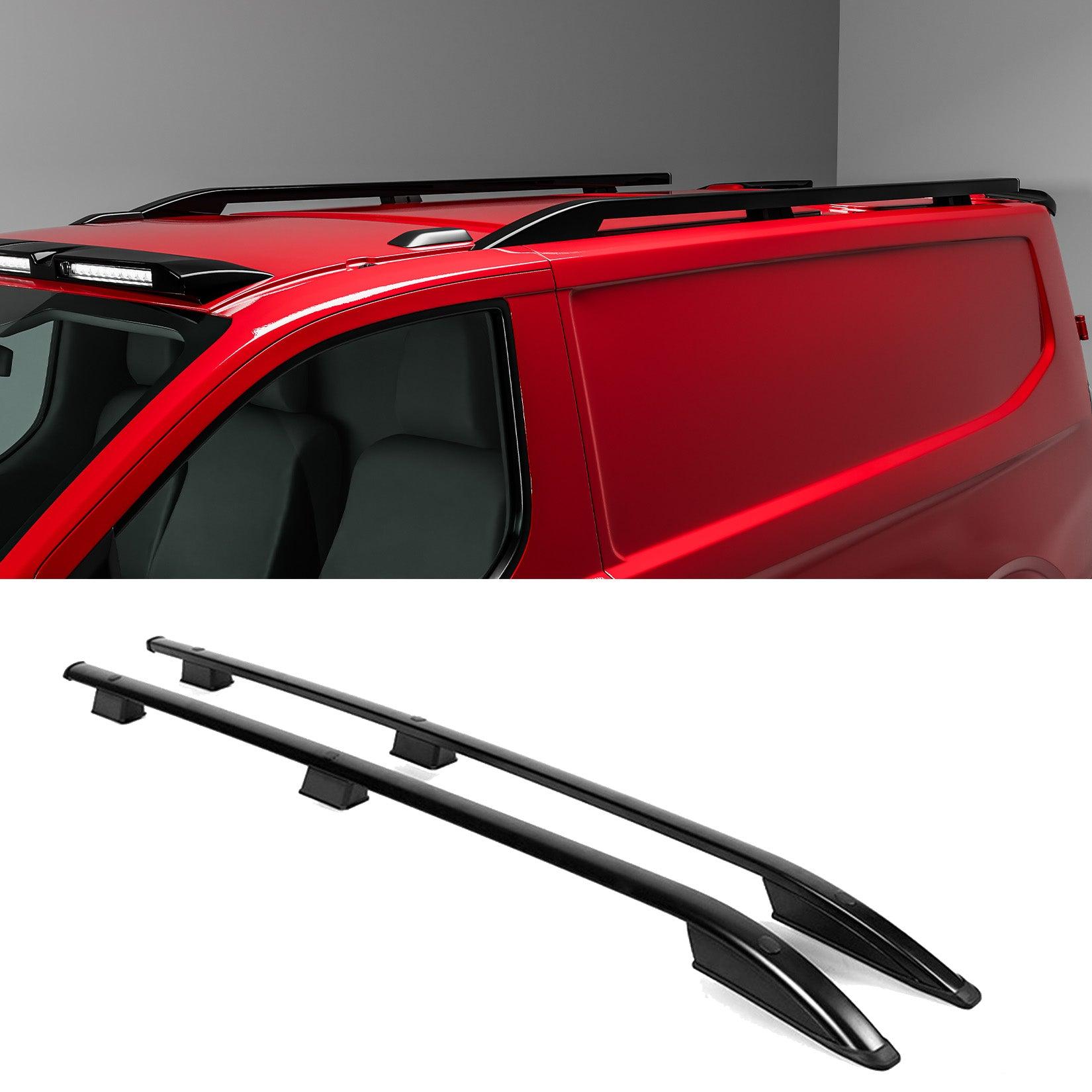 Ford Transit Custom 2024+ SWB Sport Style Roof Rails In Black - TMC Motorsport