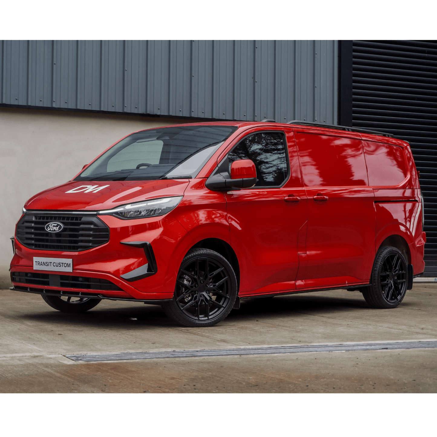 Ford Transit Custom 2024+ SWB Sport Style Roof Rails In Black - TMC Motorsport