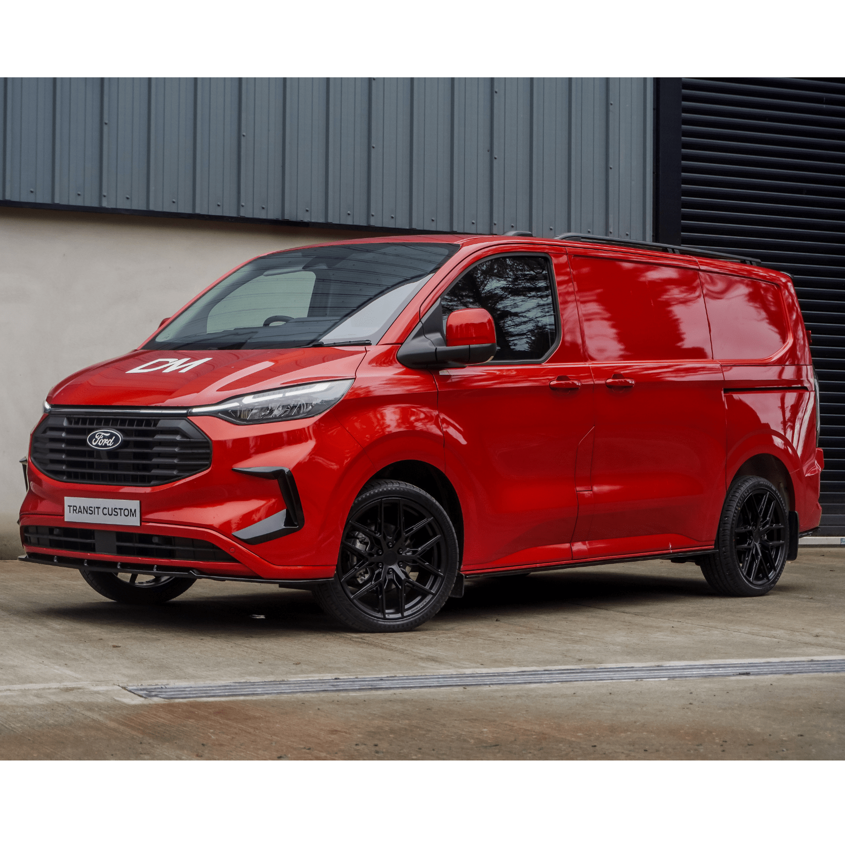 Ford Transit Custom 2024+ SWB Sport Style Roof Rails In Black - TMC Motorsport