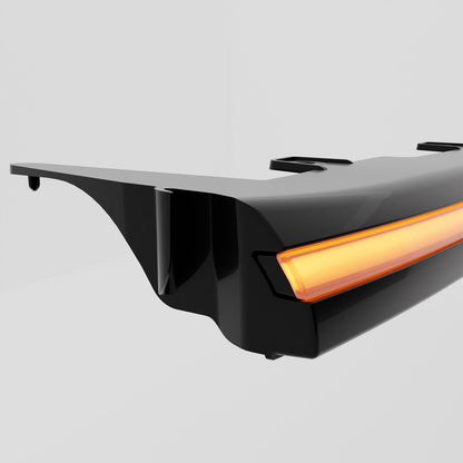 Ford Transit Custom MK2 2024+ Luminex Front Upper DRL Grill With Amber Strobe - TMC Motorsport