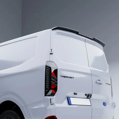Ford Transit Custom MK2 2024 On For Barn Door V2 Rear Spoiler In Gloss Black - TMC Motorsport