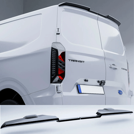 Ford Transit Custom MK2 2024 On For Barn Door V2 Rear Spoiler In Gloss Black - TMC Motorsport