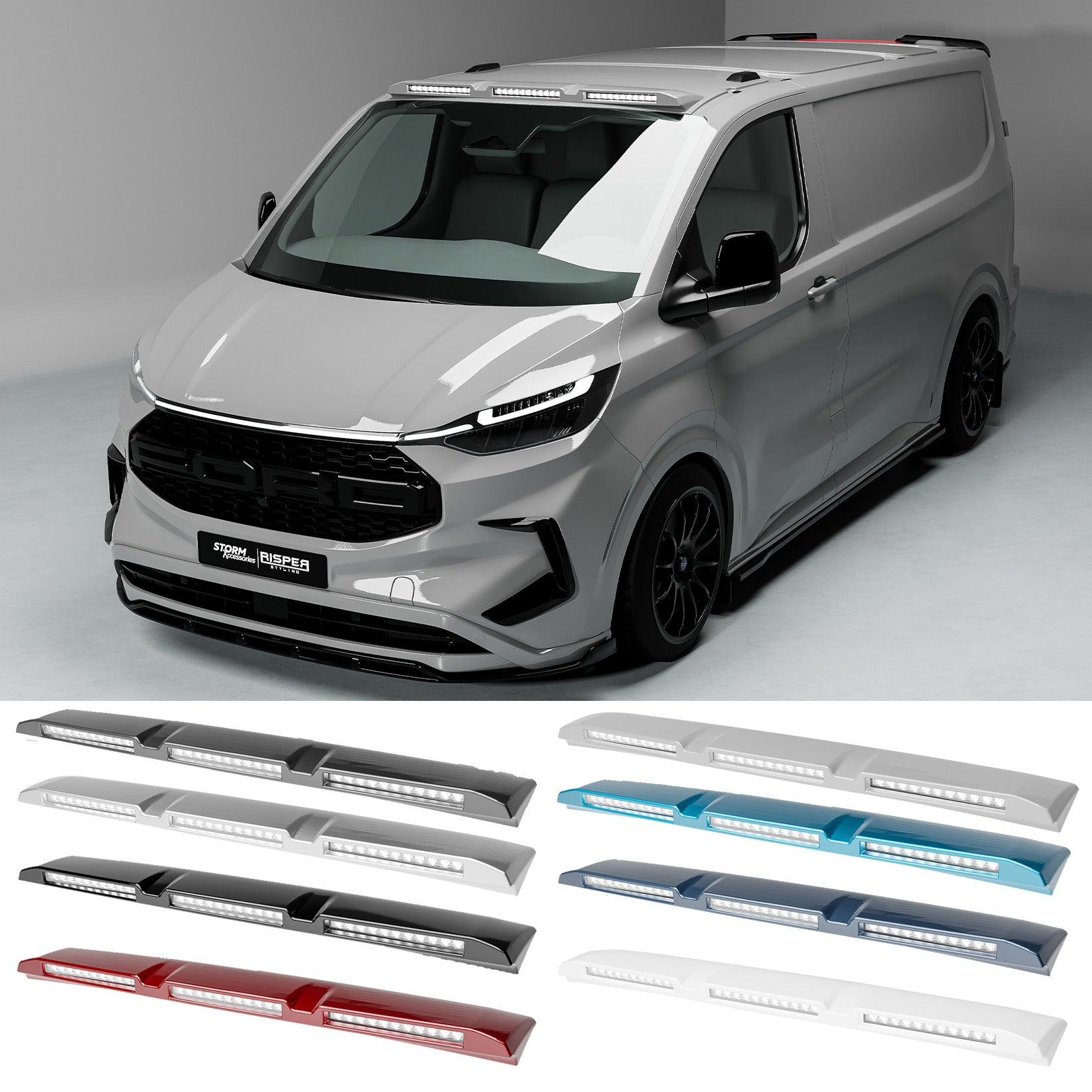 Ford Transit Custom MK2 2024 on Luminex Roof Light Pod With Amber Strobe Colour Coded - TMC Motorsport