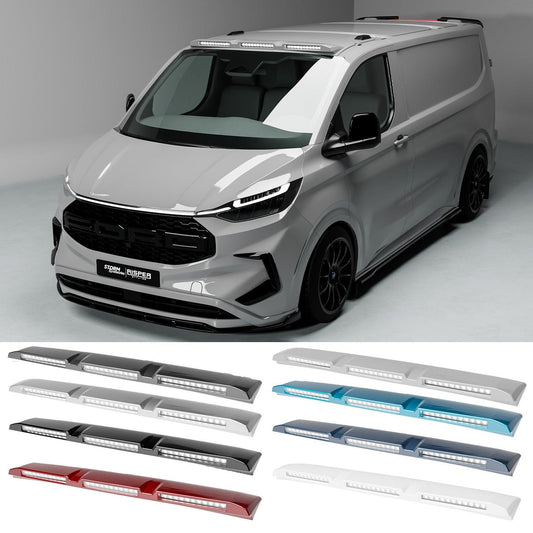 Ford Transit Custom MK2 2024 on Luminex Roof Light Pod With Amber Strobe Colour Coded - TMC Motorsport