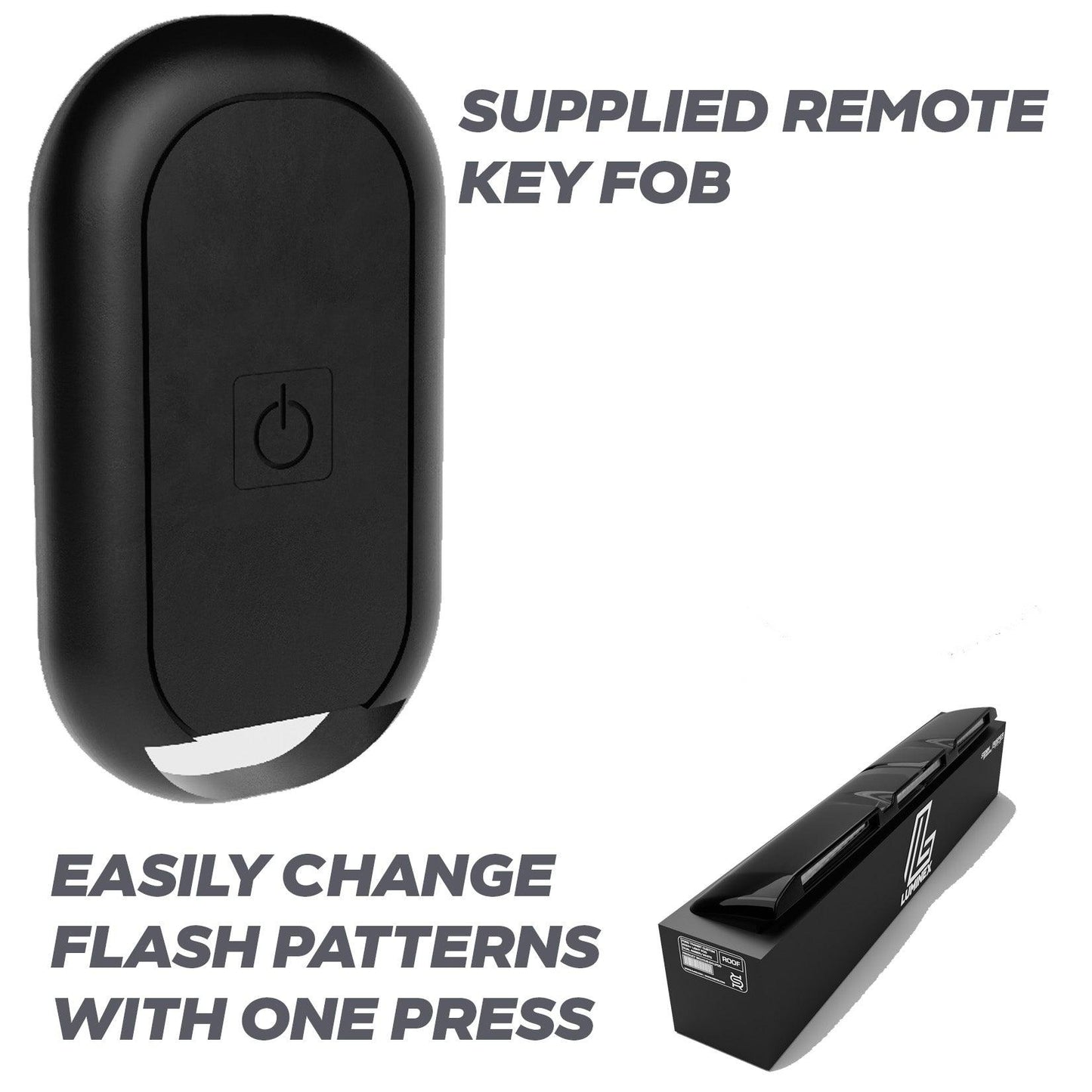 Ford Transit Custom MK2 2024 on Luminex Roof Light Pod With Amber Strobe Colour Coded - TMC Motorsport