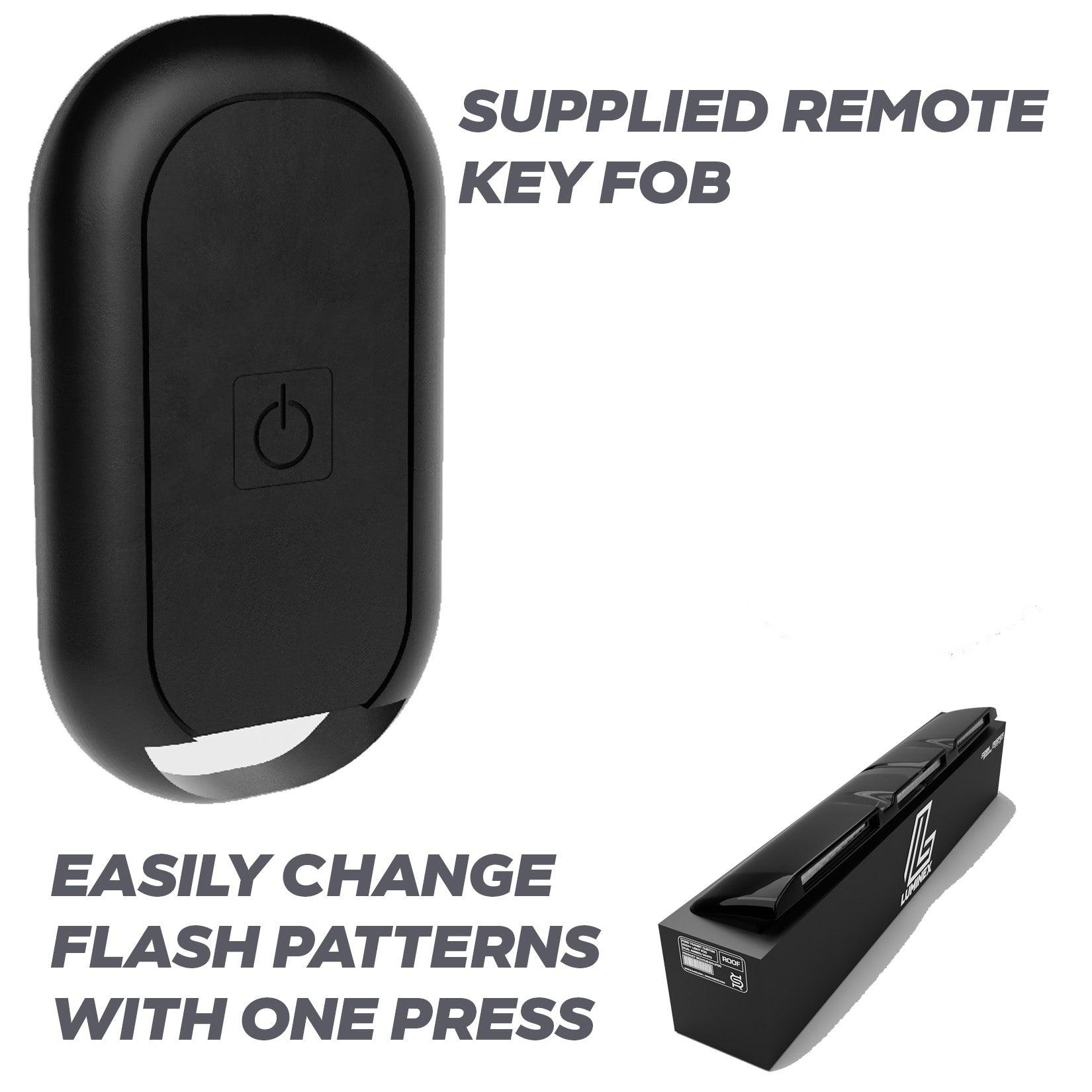 Ford Transit Custom MK2 2024 on Luminex Roof Light Pod With Amber Strobe Colour Coded - TMC Motorsport