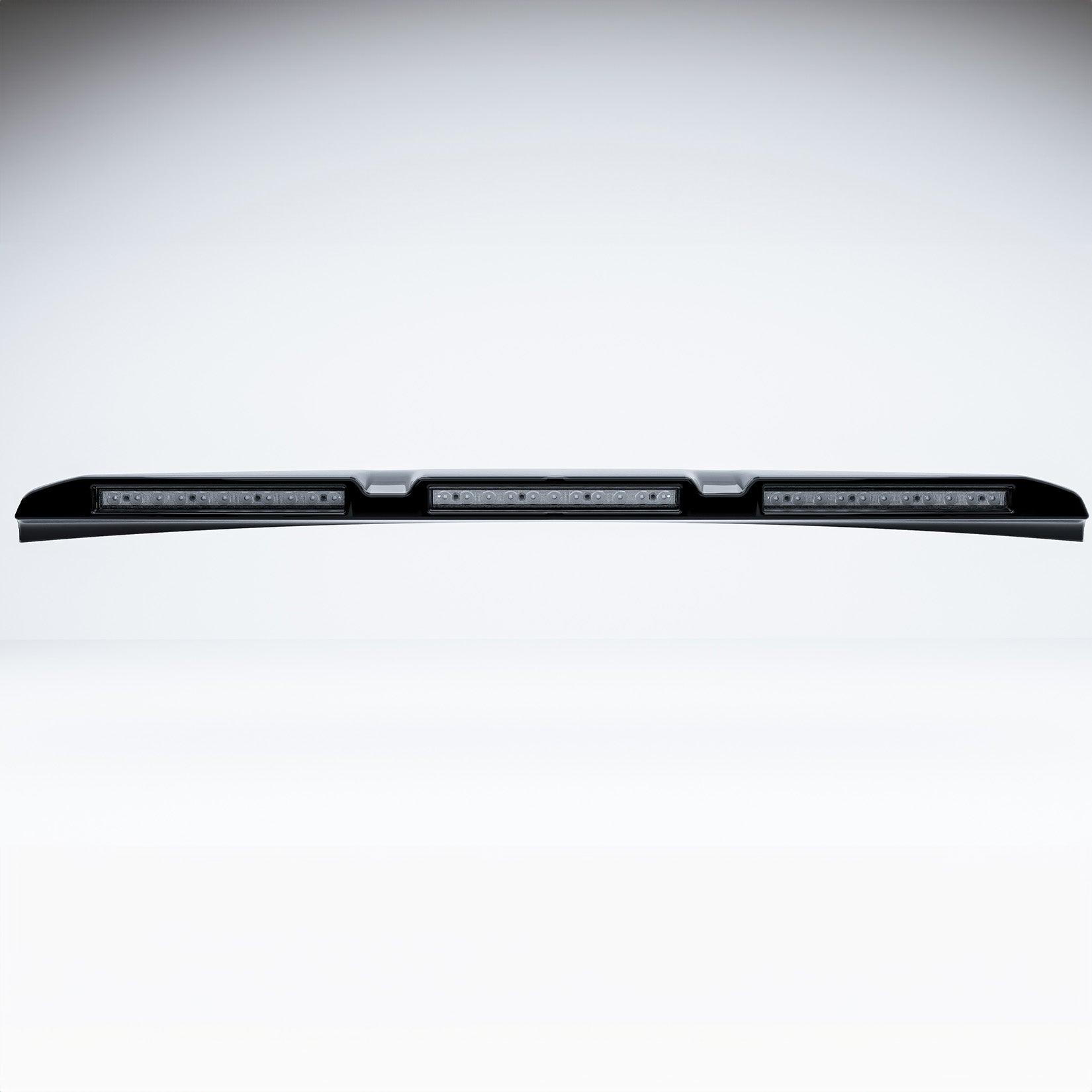 Ford Transit Custom MK2 2024 on Luminex Roof Light Pod With Amber Strobe In Gloss Black - TMC Motorsport