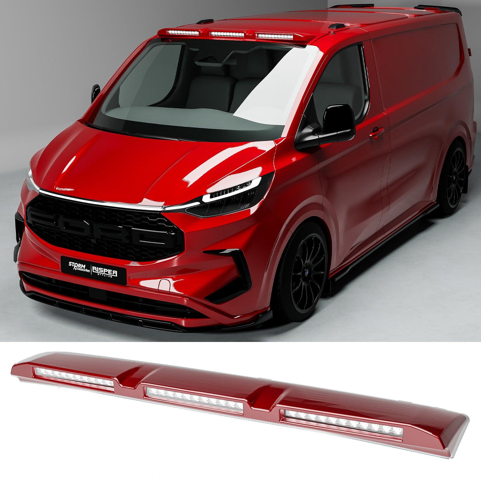 Ford Transit Custom MK2 2024 on Luminex Roof Light Pod With Amber Strobe Colour Coded - TMC Motorsport