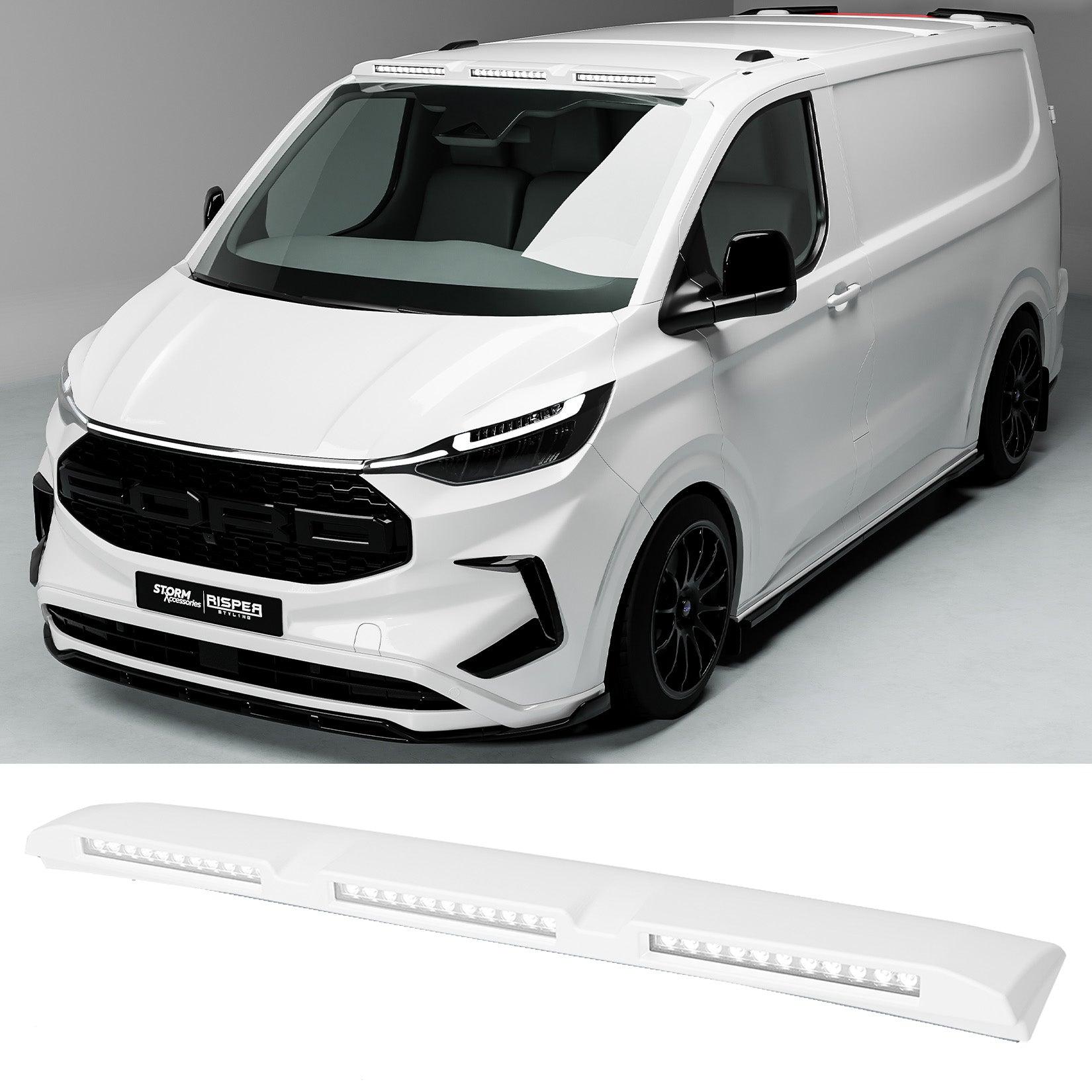 Ford Transit Custom MK2 2024 on Luminex Roof Light Pod With Amber Strobe Colour Coded - TMC Motorsport