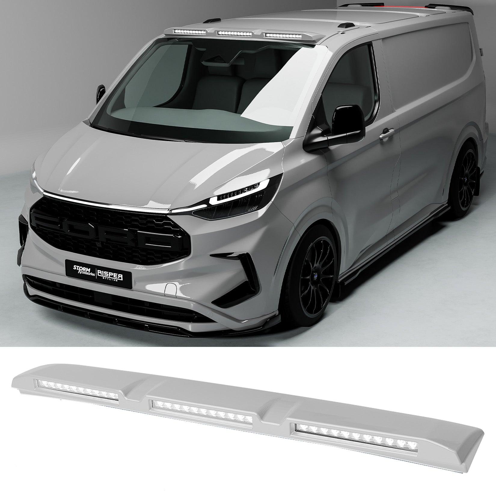 Ford Transit Custom MK2 2024 on Luminex Roof Light Pod With Amber Strobe Colour Coded - TMC Motorsport