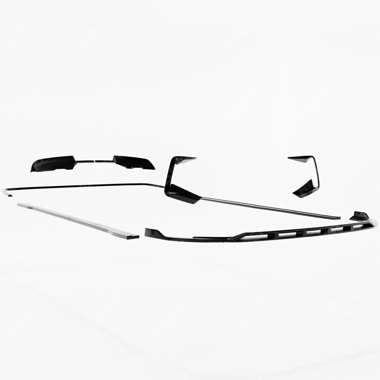 Ford Transit Custom MK2 2024 on Barn Door LWB Full Low Line Aero Kit V1 In Gloss Black