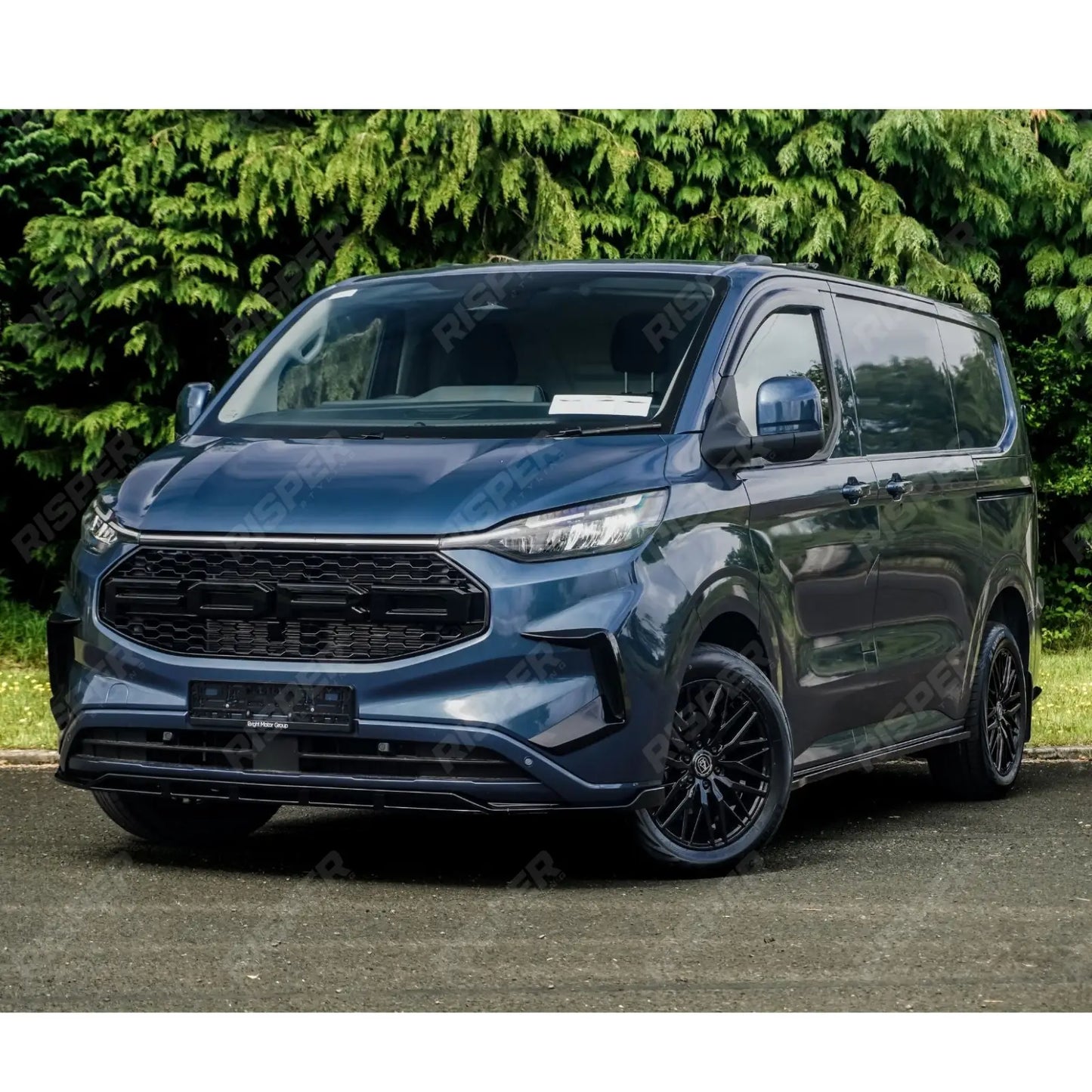 Ford Transit Custom MK2 2024 on Barn Door LWB Full Low Line Aero Kit V1 In Gloss Black